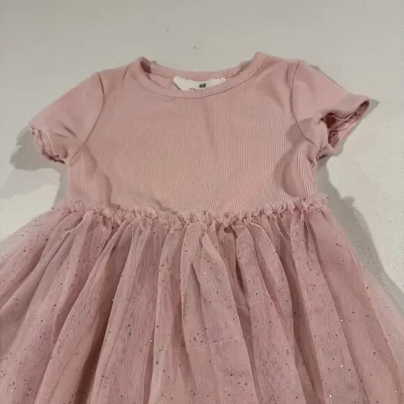 H&M Pink Toddler 3/4T Tulle Dress - Picture 2 of 4